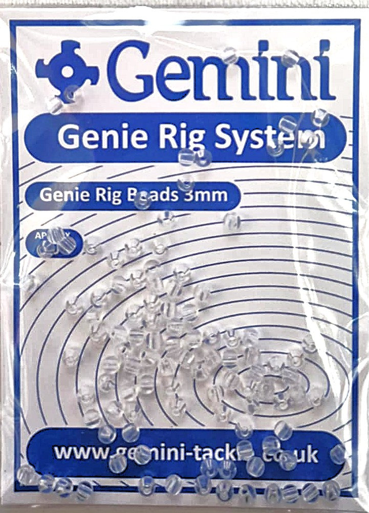 Gemini Rig Beads 3mm Clear