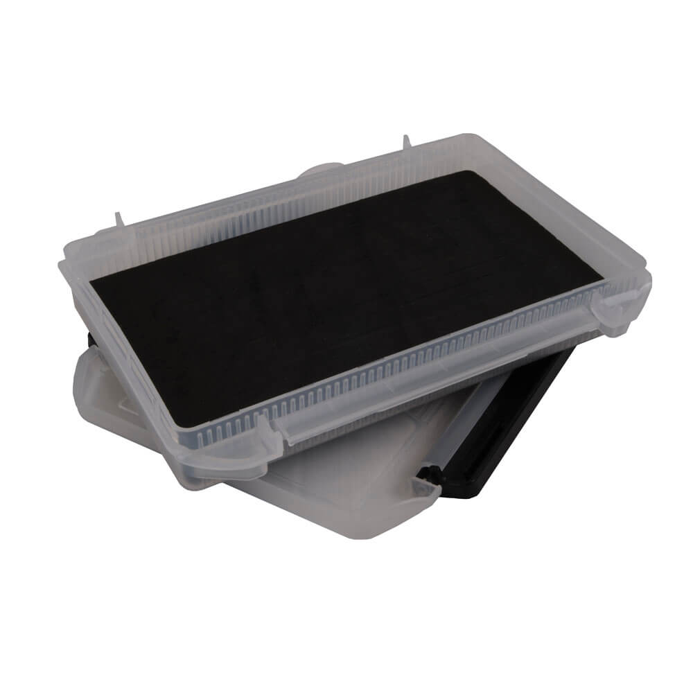 HTO Double Latch Box with Slit Foam (Mullet Spinner Box!)