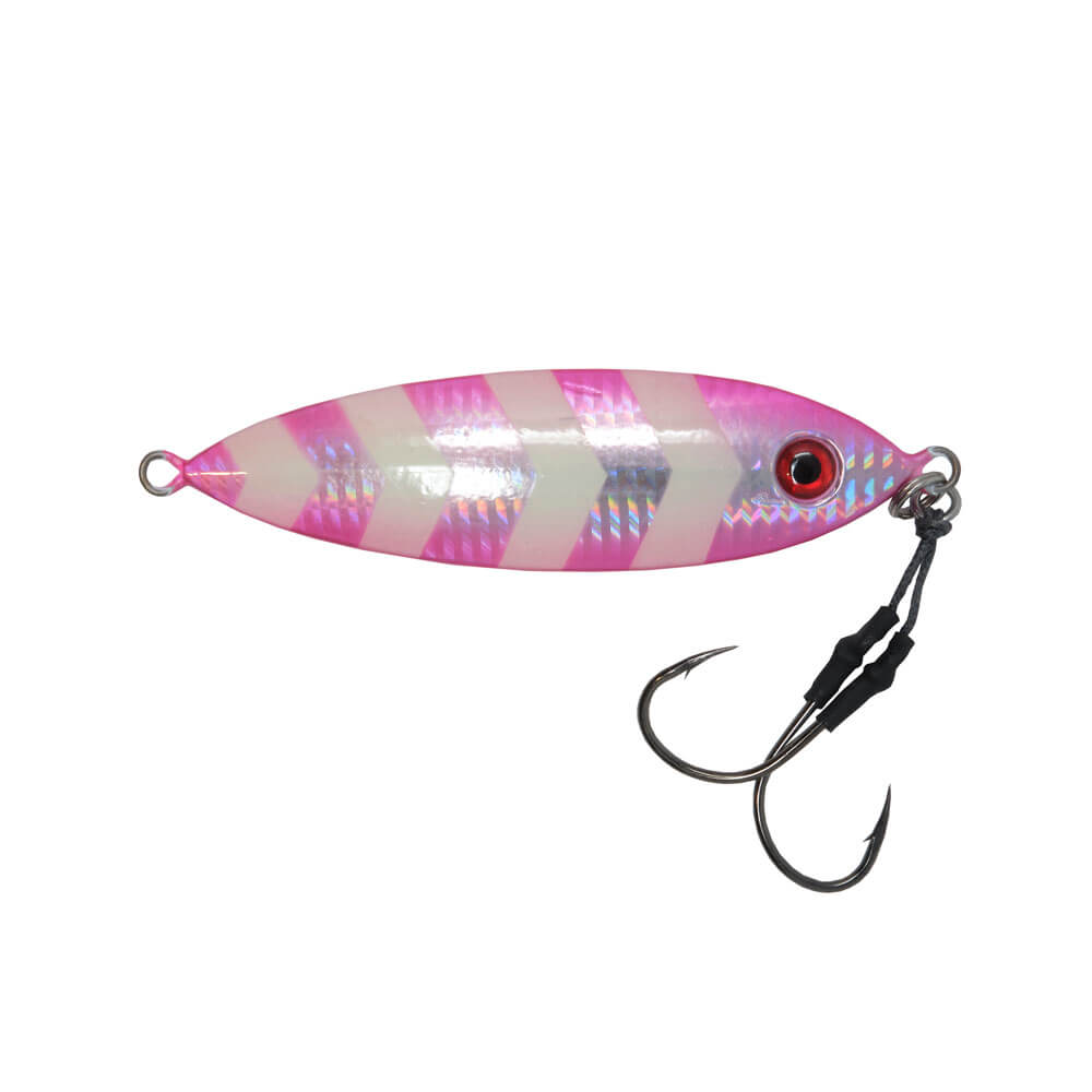 HTO Osoi Slow Jig - 09 - Pink Stripes