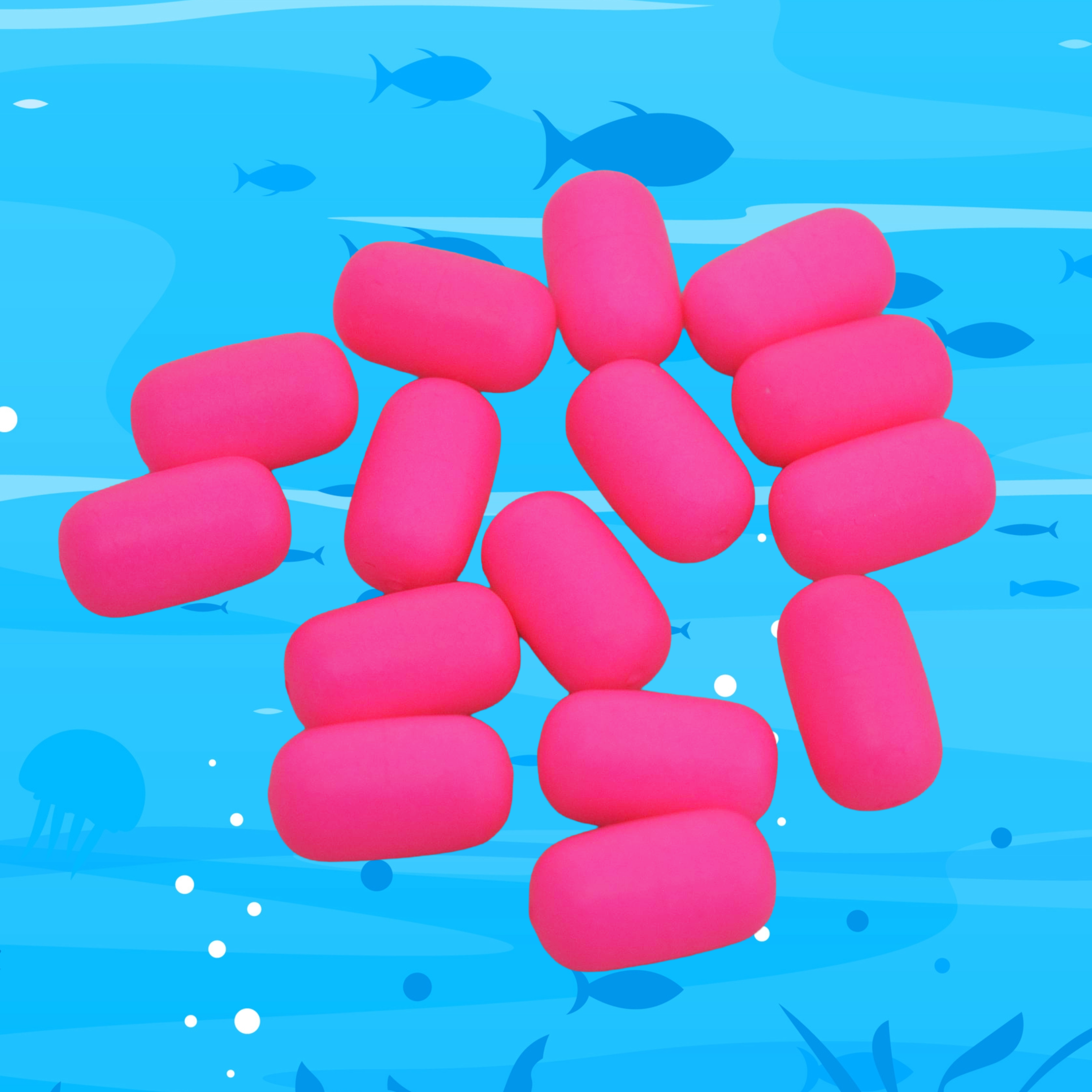 Fishy Tom Slidey Poppers - Pill - Pink