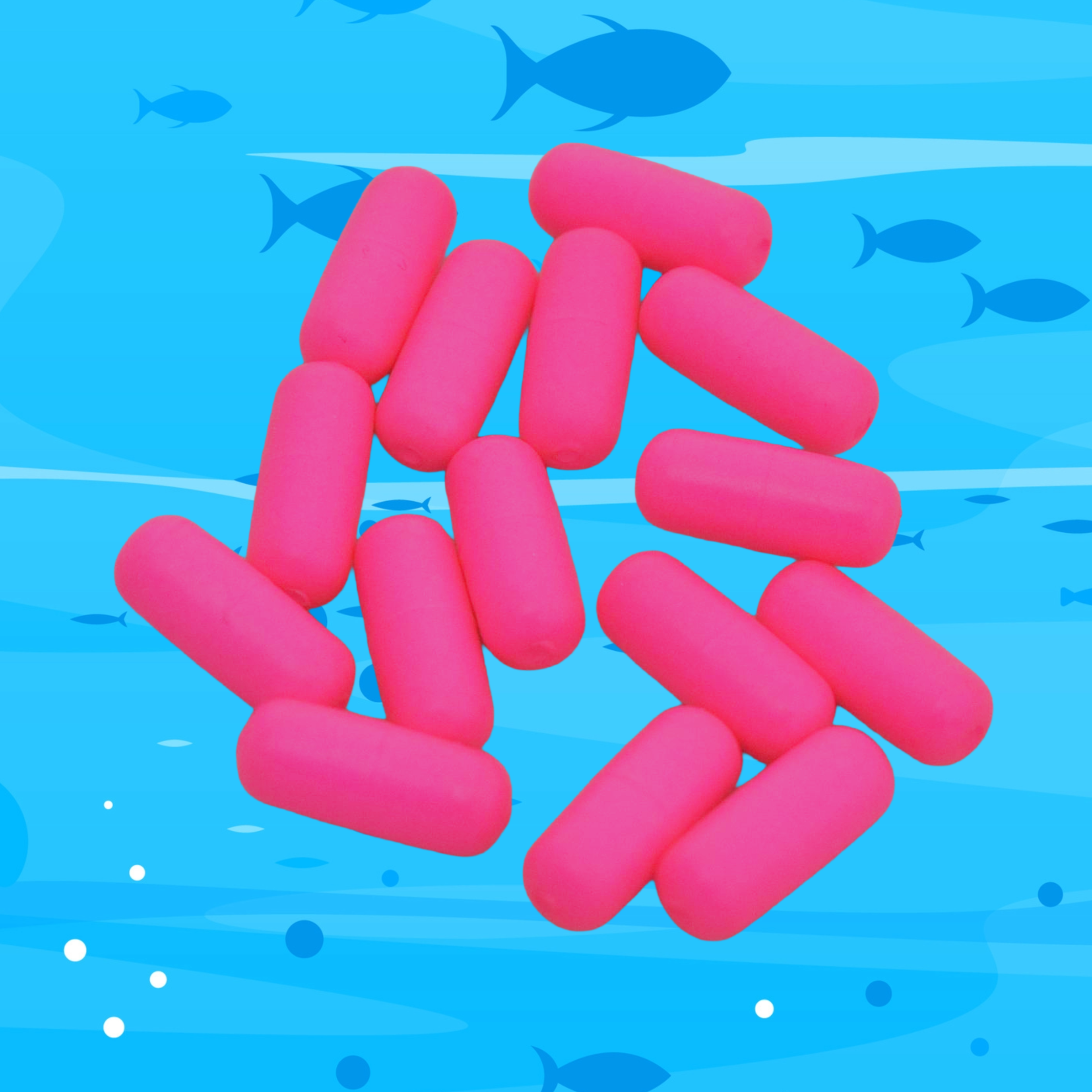 Fishy Tom Slidey Poppers - Pill - Pink