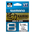 Shimano Kairiki 8 Braid - 150m - Steel Grey