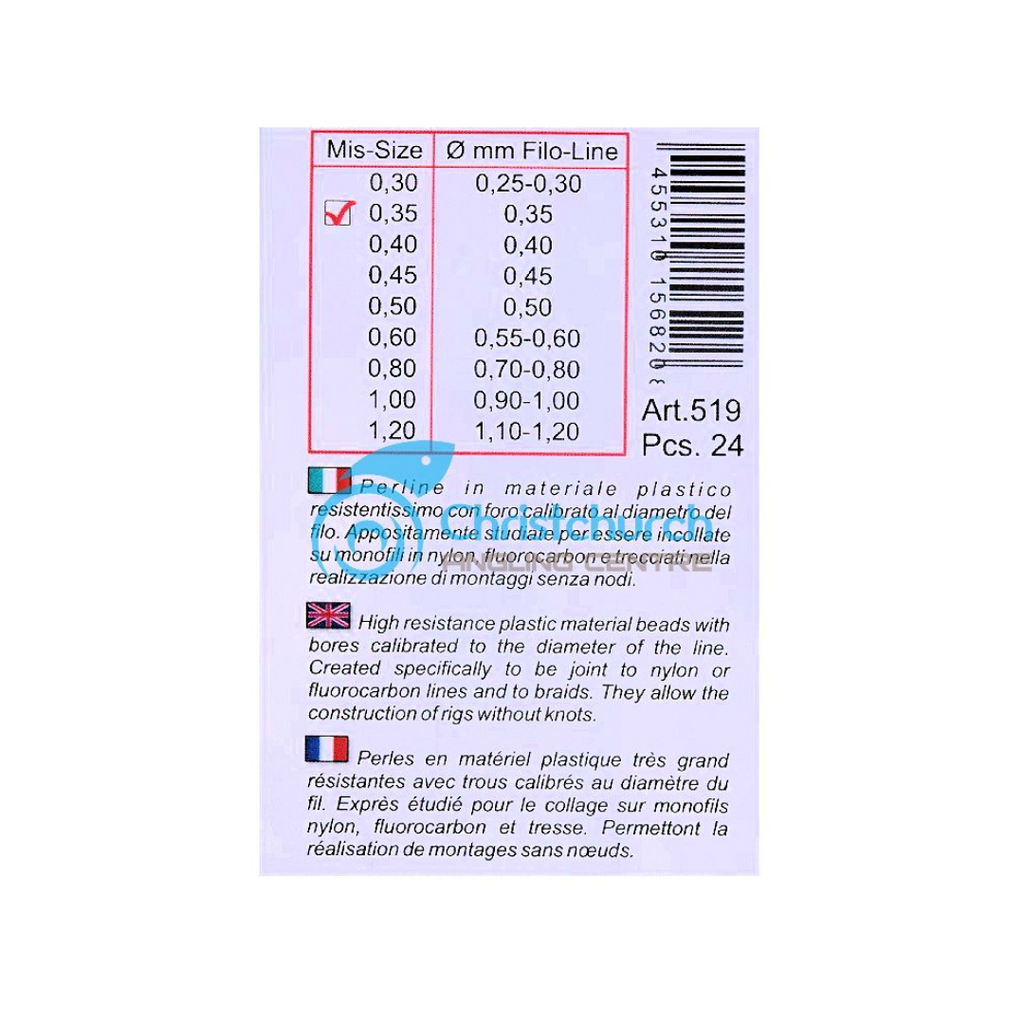 Stonfo 519 Calibrated Bore Beads - 24pcs