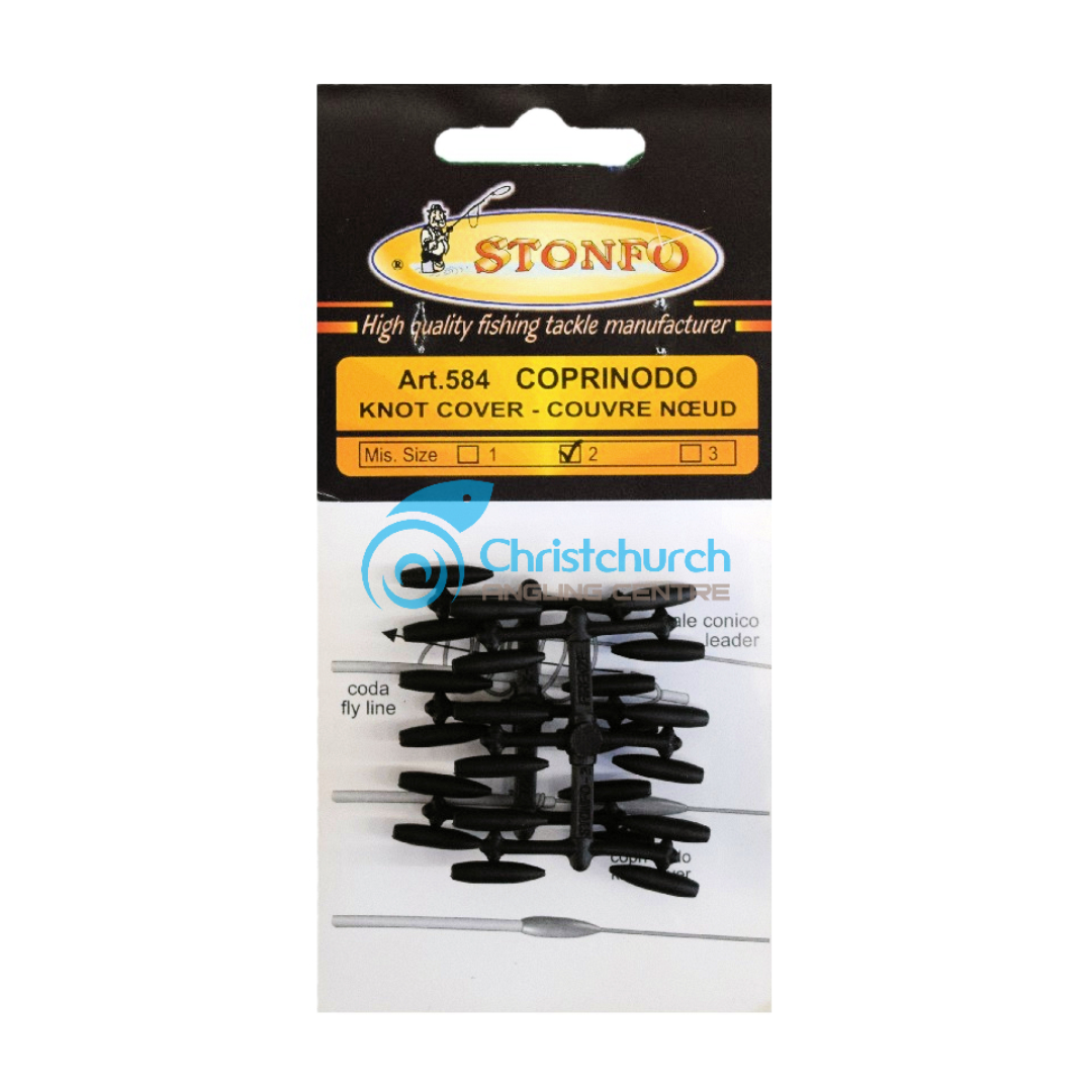 Stonfo 584 Knot Covers Black - 24pcs