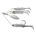 Mustad Live Target Baitball Spinner Rig Pearl White/Silver