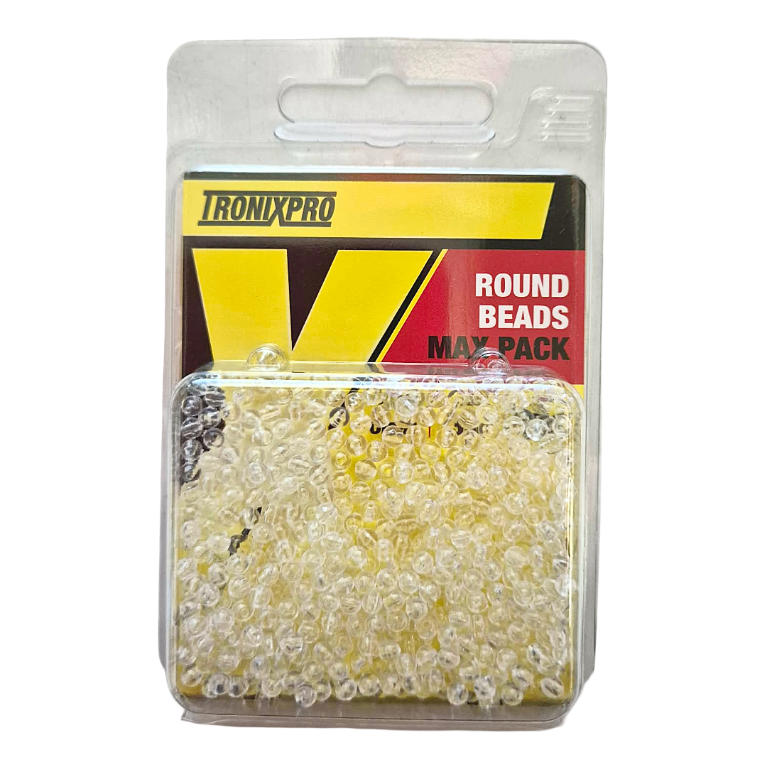 Tronixpro Round Beads 3mm Clear Bulk Pack (0.60 - 0.70mm Glue Beads)