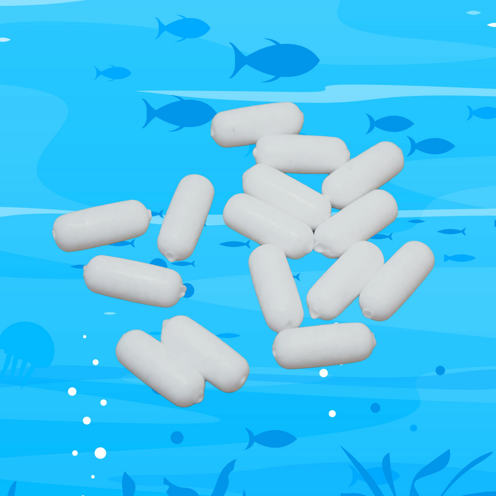 Fishy Tom Slidey Poppers - Pill - White