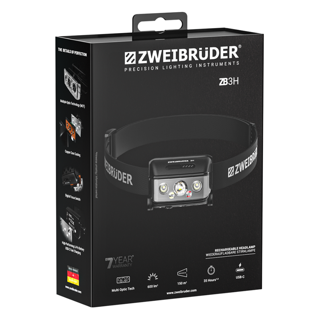 Zweibruder ZB3H 600lm Headlight