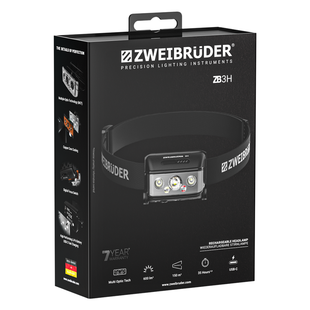 Zweibruder ZB3H 600lm Headlight