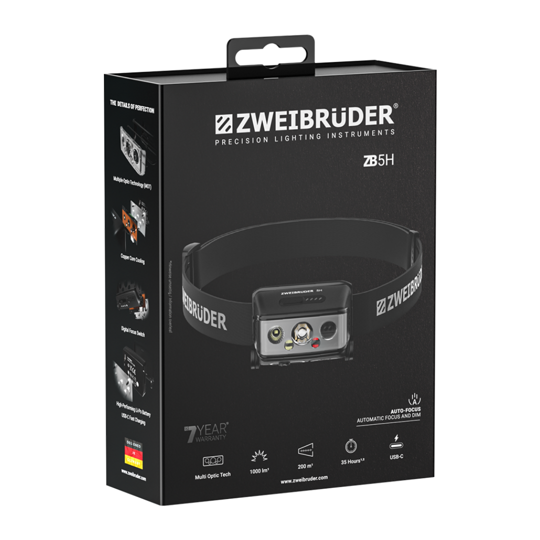 Zweibruder ZB5H 1000lm Headlight